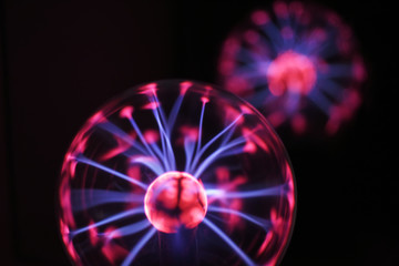Abstract photo of electric waves.