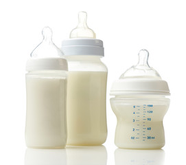 various baby milk bottles