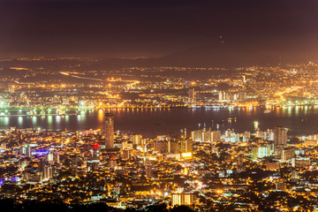 George Town city view from Penang Hill