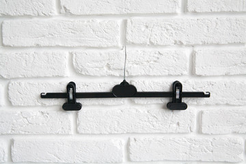 hanger on vintage background