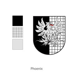 phoenix sable heraldic 