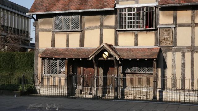 The house of William Shakespeare in Stratford upon Avon, England