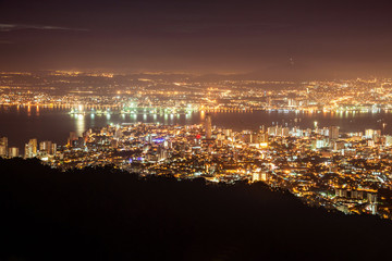 George Town city view from Penang Hill