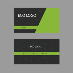eco logo card