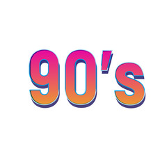 90 style numbers for hipster background