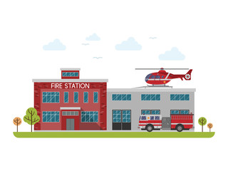  Fire department building