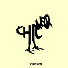 Chicken text object