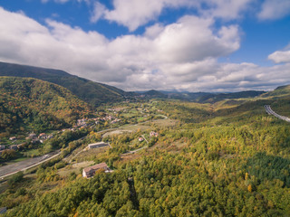 Tuscany, Italy, aerial view