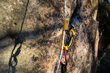 Steigklemme am Seil 