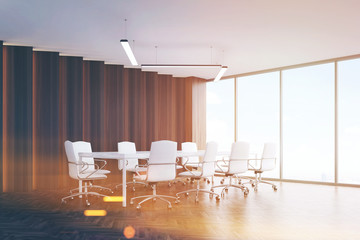 Meeting room corner, toned