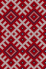 Traditional Baltic knitting pattern
