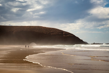 Morning on the coast Legzira, Morocco