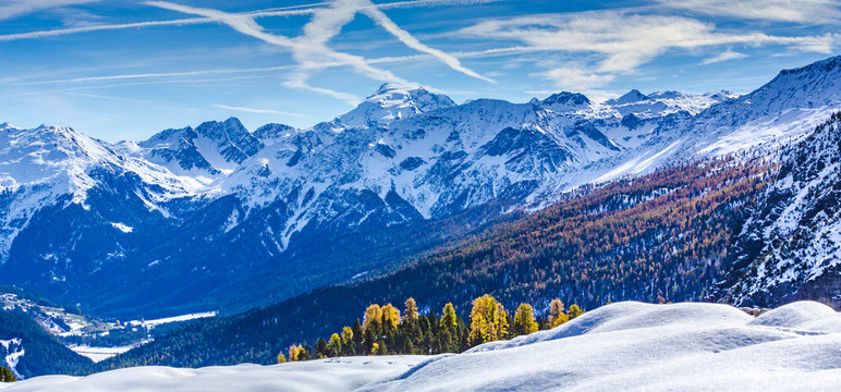 S&uuml;dtirol, Panorama zum Ortler