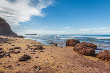 Legzira beautiful beach in Morocco