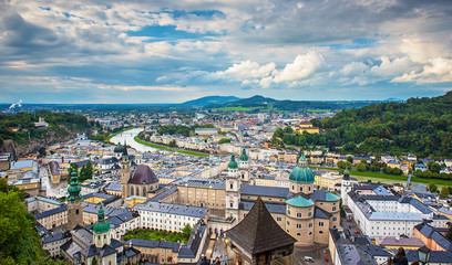 Obraz premium View on Salzburg