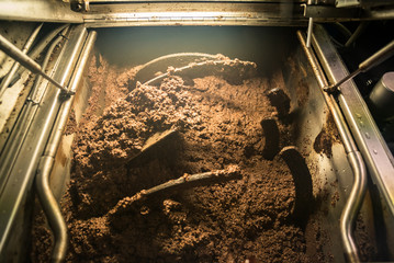 Pulp manufacturing in a modern oil mill.