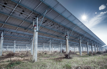 Obraz premium solar energy power plant