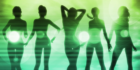 Ladies Going Clubbing