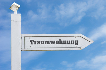 Schild 130 - Traumwohnung