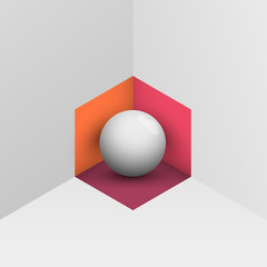 3d ball pattern chart infographic