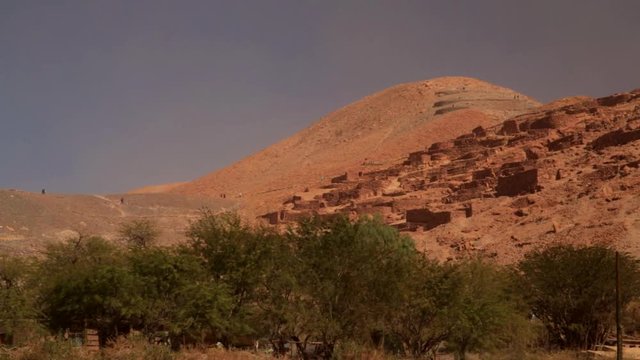 PUKARA DE QUITOR RUINS, ATACA DESERT, CHILE This ancient (pre-Inca) fortress at the entrance to the Valle de Catarpe, which was built in the 12th century to protect the Atacame&ntilde;os from invading Incas.