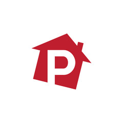 INITIAL LETTER HOUSE P
