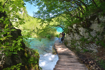 Obraz premium Plitvice lakes (Croatia)