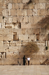 Western Wall in Jerusalem. Israel