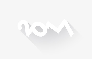 2017 colorful theme, card template, illustration. - editable vector