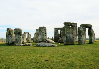 Ancient stone circle "Stonehenge" in Salisbury, United Kingdom.