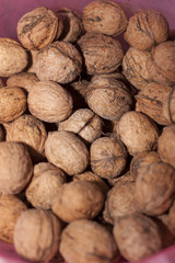 Close up of a group of nuts