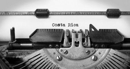 Old typewriter - Costa Rica