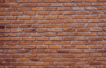 Old brick wall texture background with vintage tone