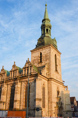 Fototapeta na wymiar Medieval church in Wolfenbütel, Germany, Europe