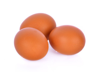 eggs on white background