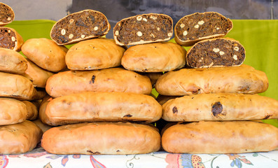 fruitcake, german and austrian type of bread made during Christmas time