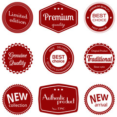 business labels set