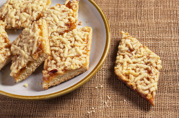 Homemade shortbread cookies