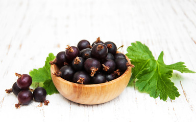 Bowl with black currant
