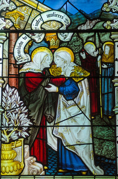 Saints Mary and Martha, Stained Glass Window