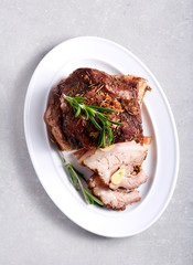 Roasted pork belly