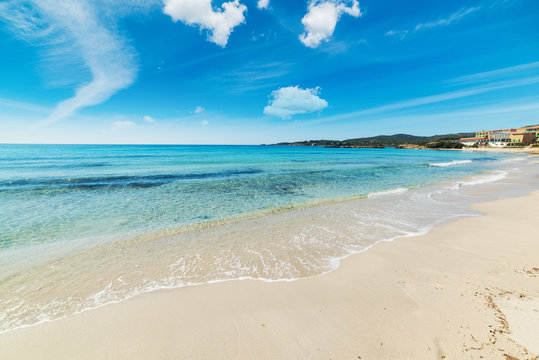 white sand in Le Bombarde beach