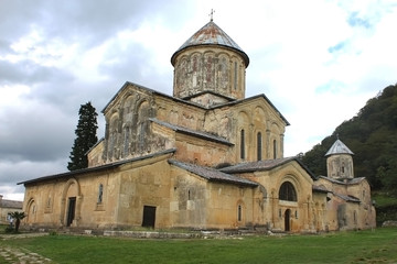 Fototapeta na wymiar Old orthodox monastery Gelati near Kutaisi - Georgia. Unesco place