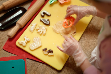 open culinary workshop. children cookies
