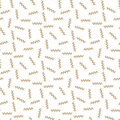 Abstract geometric gray deco art memphis fashion pattern