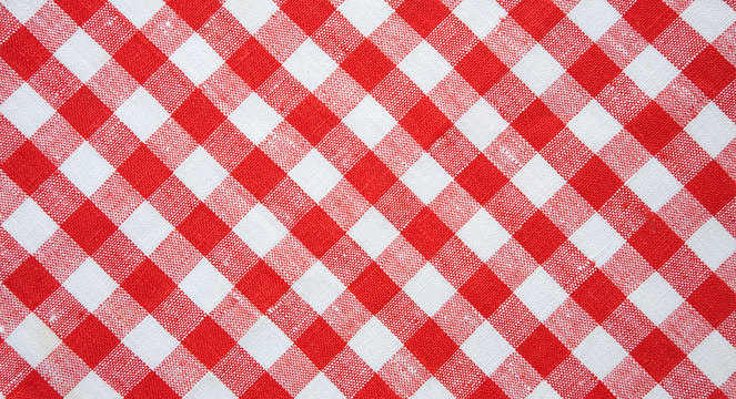 Red And White Plaid Textile Fabric Texture