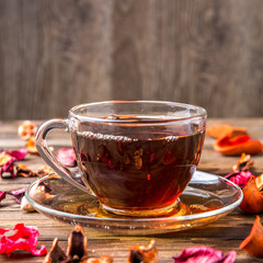 Morning cup of black tea