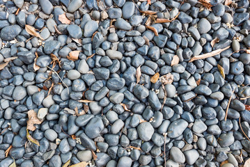 Blue stone wall texture photo, background, floor texture, white floor in the garden, white wall texture, white stones in the park.