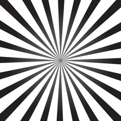 Obraz premium White and black color burst background. Vector illustration.