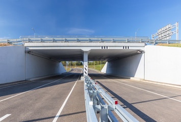 White concrete viaduct